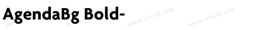 AgendaBg Bold字体转换 AgendaBg Bold字体转换